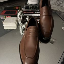 Wolf and Sheppard Brown Loafers Mens size 11 1/2