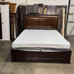 King Bed Frame And Mattress $360