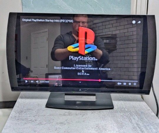Sony PlayStation 3D Display TV Monitor 1080p CECH-ZED1U - Tested - No Glasses