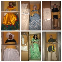 (6 )New Gone With The Wind Dolls In Original Box