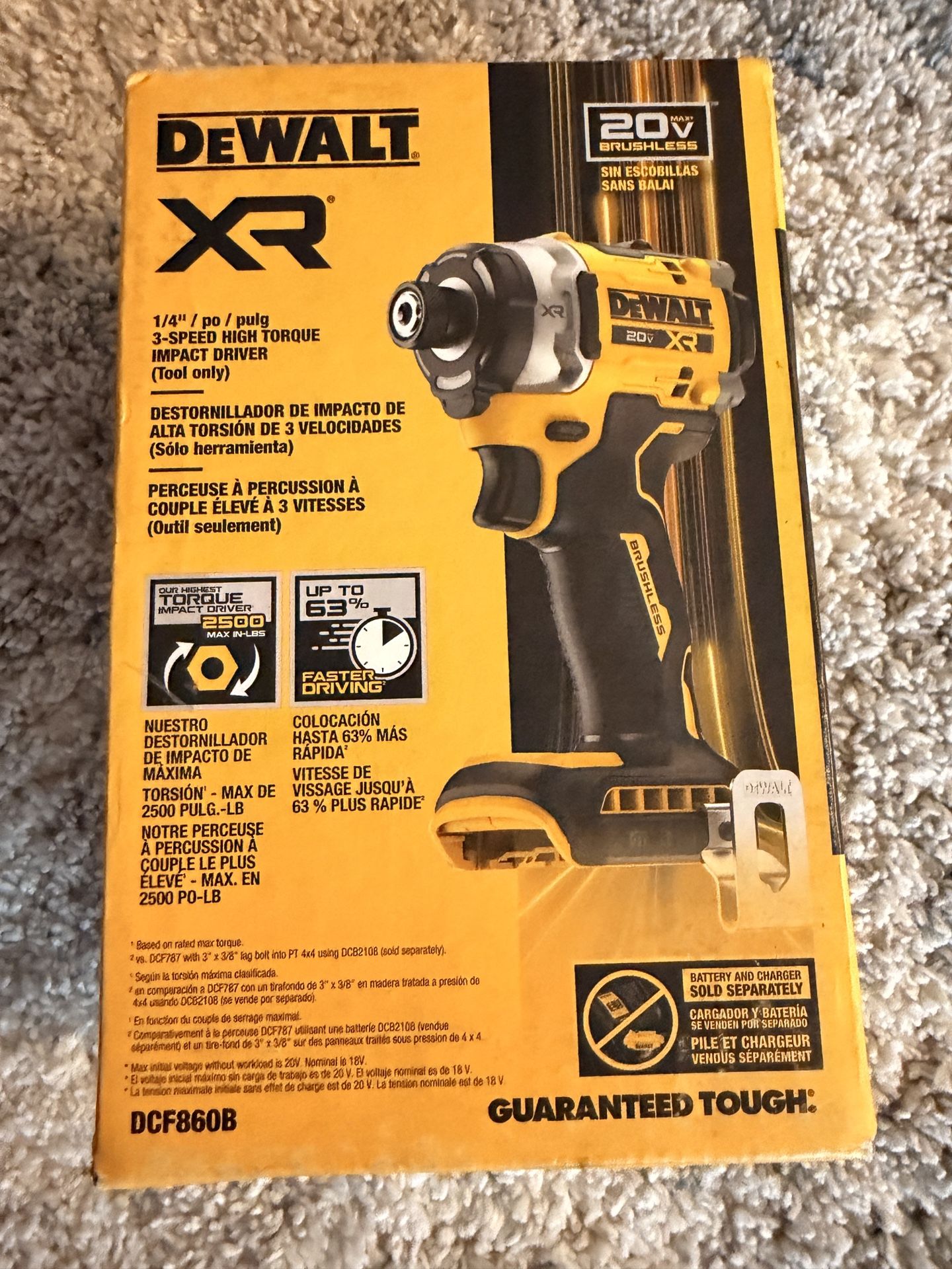 New New π 20V MAX XR Cordless Impact Driver (Tool Only)