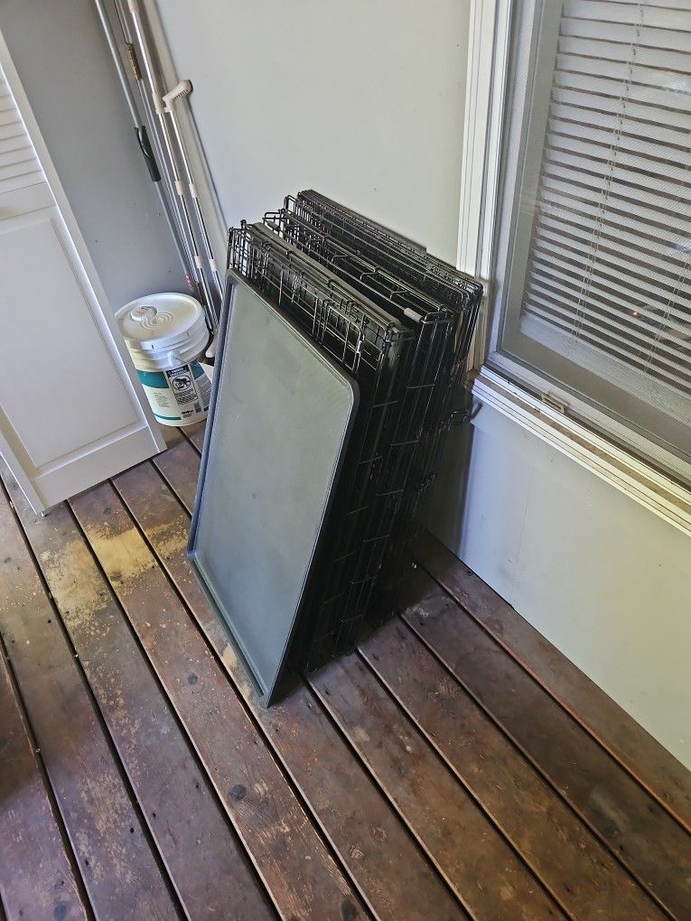 XL Folding Dog Crate (2 Available)