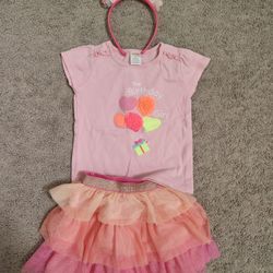 Gymboree Birthday Set 4t Toddler Girl