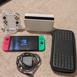 Nintendo Switch OLED Version Plus Extra Controllers