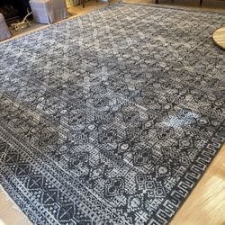 BRAND NEW Idris Collection 12x15 rectangle Rug, Hand Knotted India Wool Viscose Blend,  1/4” Thickness 