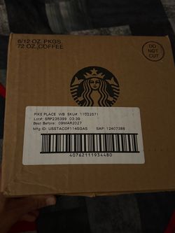 Starbucks Ground Coffee, Medium Roast Hot or Iced Coffee, Pike Place Roast, Six 12 oz Bags​p