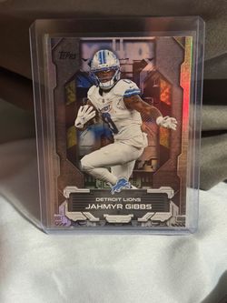 Topps Jahmyr Gibbs Detroit Lions Football Card