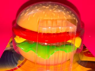 Hamburger Shaped Bouncy Ball Toy