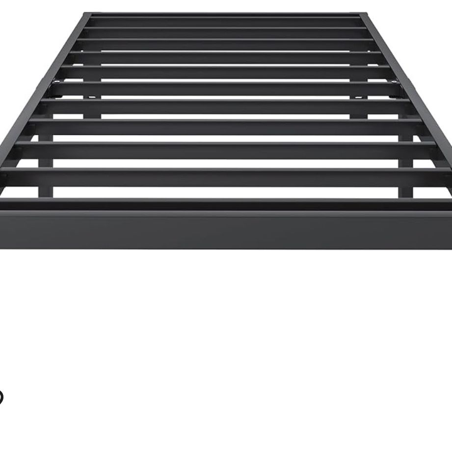 SHLAND Twin Bed Frames, 14 Inch High Metal Platform Bed Frame Mattress Foundation with Steel Slats Support, No Box Spring Needed, Noise Free, Easy Ass