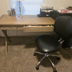 Desk and Office Chair