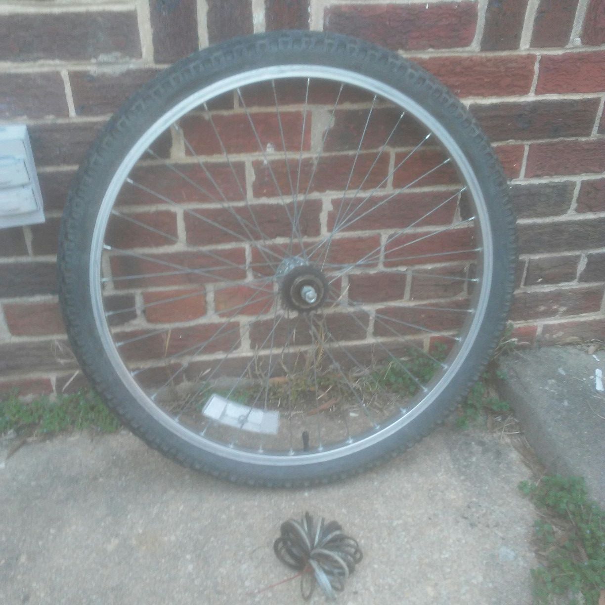 26" inch single mountain bike rear wheel