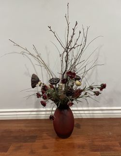 Artificial Floral Arrangement / Centerpiece with Vase