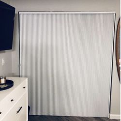 BRAND NEW IN BOX!!2 Sets Patio Slider Vertical Cellular Shades One Black Out One Light Filtering