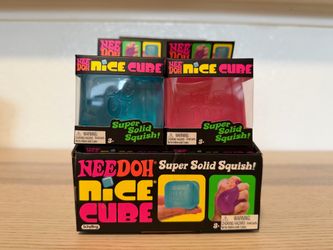 NeeDoh Nice Cube Super Solid Squish Stress Toy Fidget Sensory Toy – New Sealed