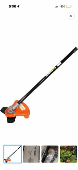 Expand-It 8" Brush Cutter Attachment with J-Handle (Ryobi, Craftsman, Troy-Bilt, Kobalt Compatible)