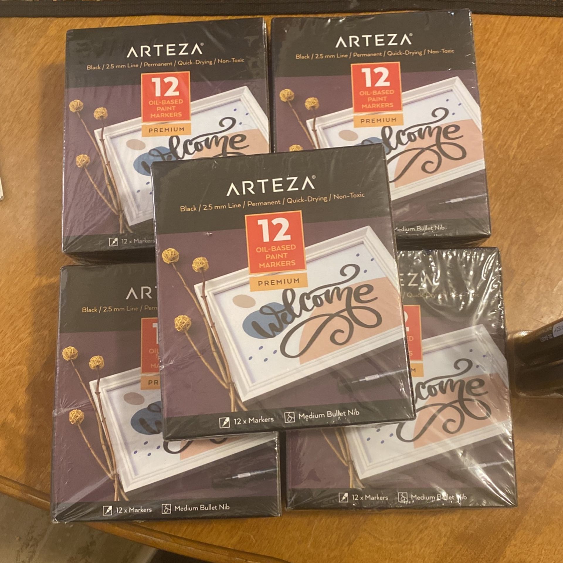 ARTEZA 12 Pack Oil Based Paint Markers