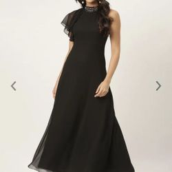 Stunning Black Evening Gown/Dress Size 8-10