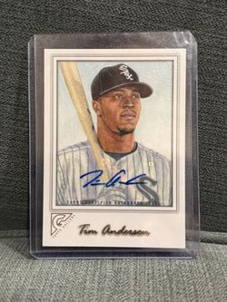 2016 Mayumi Seto Edition Autographed Topps Certified Tim Anderson MLB Card