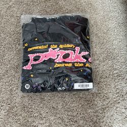 “pink” sp5der hoodie