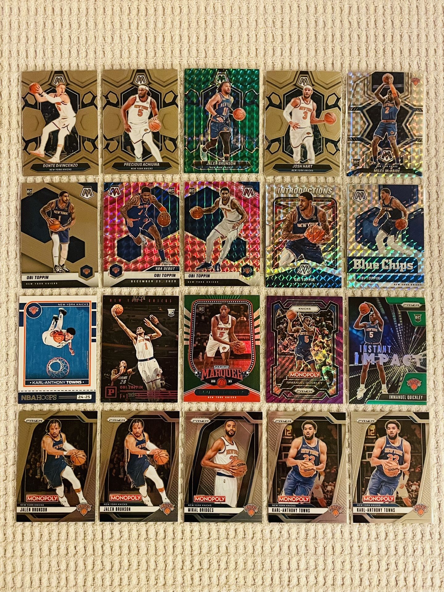 New York Knicks 40 Card Basketball Lot!