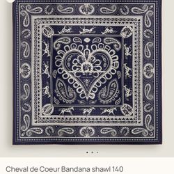 Hermes Scarves - Cheval de Coeur Bandana shawl 140
