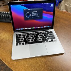 Apple 13” 2013 MacBook Pro Retina 2.4ghz Core i5 16gb RAM 256gb Flash Storage HDMI Webcam WiFi Dual Thunderbolt macOS Big Sur