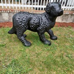 Black Retriever Statue Dog (Make/Accepting Offers)