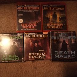 The Dresden Files Audio Books 1-5