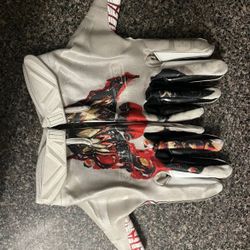 Killer Clown Football Gloves 