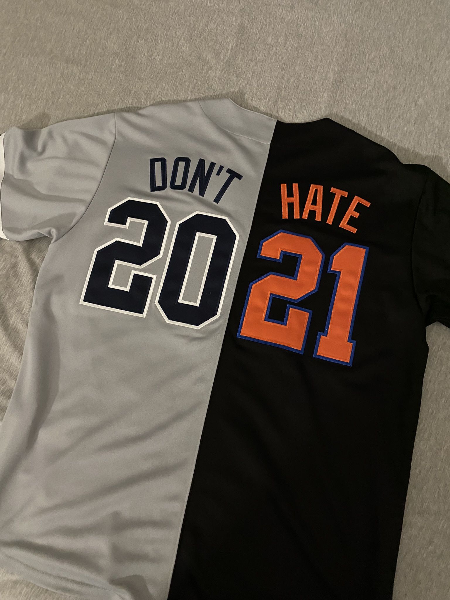 Supreme Men's Don't Hate Baseball Jersey