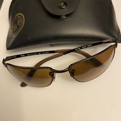 Ray-Ban RB3221 Polarized Sunglasses Brown