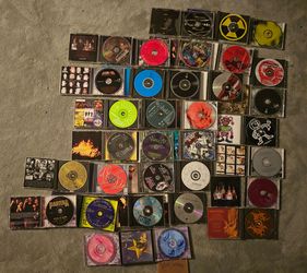 Used Metal CD's and CD Player