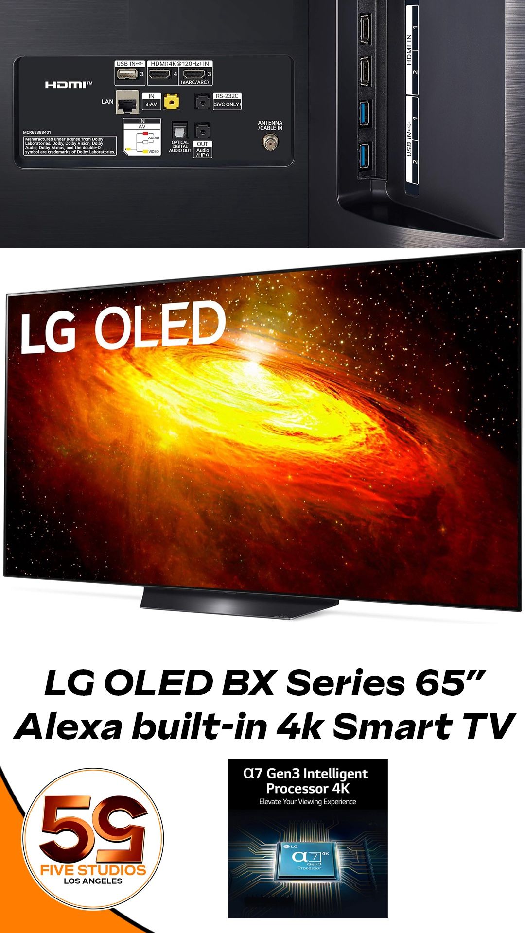 65” LG OLED AI ThinQ 65BX
