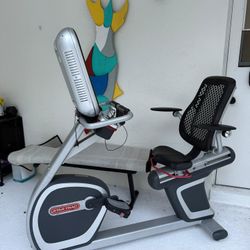 Star Trac Walk Through Pro Recumbent Exercise Bike  Remanufactured