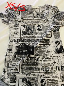 Y2K shirt see through