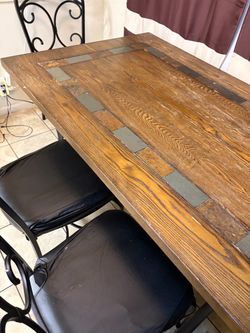 Mesa de comedor de madera De 6 Sillas