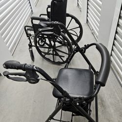 Wheel Chair and Seated Walker