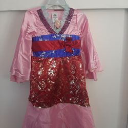Disney Mulan Kids Costume Brand New
