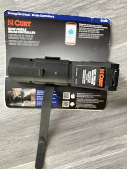 CURT 51180 Echo Mobile Electric Trailer Brake Controller with Bluetooth® Enabled Smartphone Connection