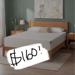 Zinus Queen Green Tea Memory Foam Mattress 10 Inch, Pressure-Relieving Comfort & Full-Body Support, Naturally Fresh, Medium Firm Feel, CertiPUR-US