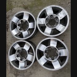 4 —- 16x7.5 6x139.7 6x5.5 Stock Fj Cruiser Lexus TRD Tacoma Lexus GX470 4Runner Yukon Tahoe Tundra Rims Wheels!!!!!!!!!!
