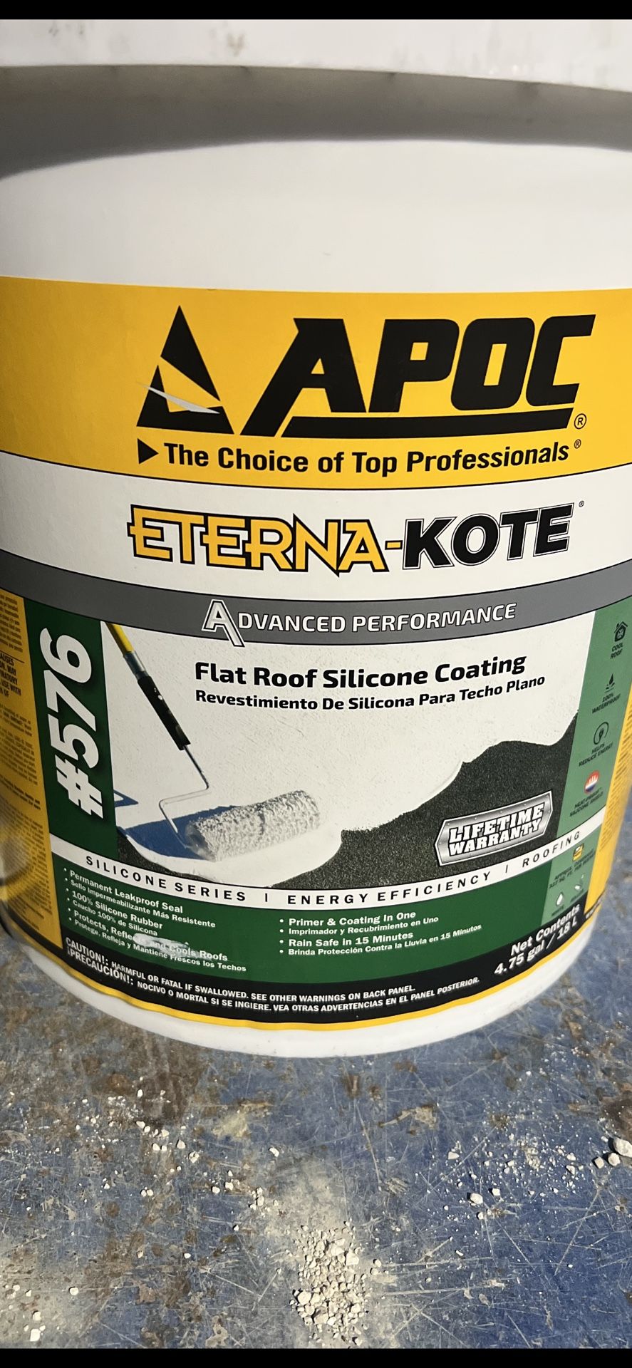 APOC EternaKote 100 Silicone Roof Coating for Sale in Medley, FL