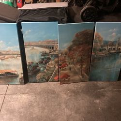 4 Piece  Wall Art