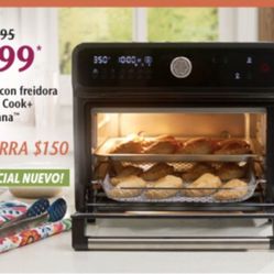 Horno Y Freidora De Aire Y Tostador 3 En 1 Princess Hous 