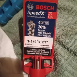 Brand New Concrete Rebar Drill Bit Inch And A Quarter By 21 Inches It's $100 At The Store