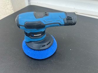 RAYBAO RC2607 12V Cordless Car Buffer Polisher 6" 4500RPM. No charger. Includes one battery. Not charged.