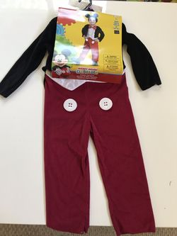 Mickey Costume - Size Medium 3T/4T