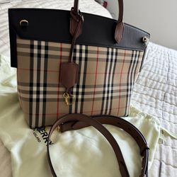 Burberry society Top Handle Shoulder Bag