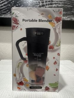 Portable wireless handheld Blender W/Handle,16oz Personal Blender for Smoothies & Shakes