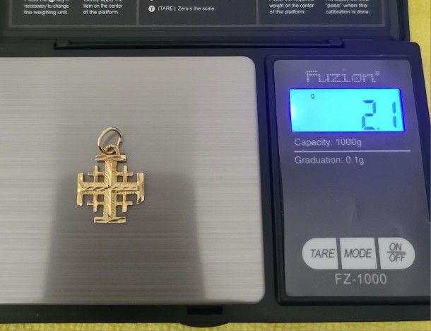14k Cross Pendant